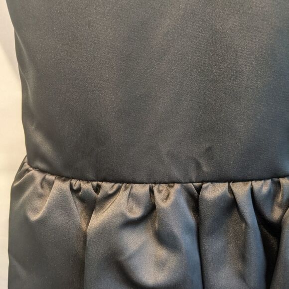 Rochas Paris taffeta black dress 2(38) BNWT - Picture 6 of 9